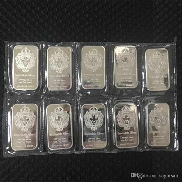 5 pcs non magnetic american scottsdale lion head bar silver plated bullion bar ingot 50 mm x 28 mm vacuum package collectible coin
5 pcs non magnetic american scottsdale lion head bar silver plated bullion bar ingot 50 mm x 28 mm vacuum package collectible coin