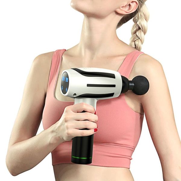 massage gun muscle relaxation massager vibration fascial gun fitness equipment noise reduction design for male female 6 speeds
massage gun muscle relaxation massager vibration fascial gun fitness equipment noise reduction design for male female 6 speeds