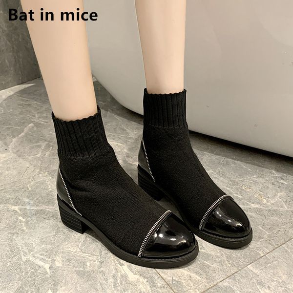 2019 autumn winter women boots mid heels dress ankle boots shoes woman round toe pumps snow women shoes mujer t689, Black
2019 autumn winter women boots mid heels dress ankle boots shoes woman round toe pumps snow women shoes mujer t689, Black