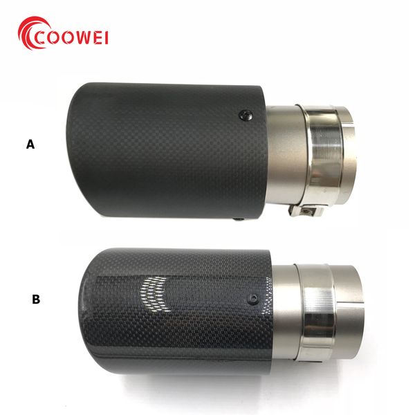 1pcs 63mm inlet 101mm outlet carbon fiber exhaust tip/muffler end pipes stainless steel car exhaust tips without logo
1pcs 63mm inlet 101mm outlet carbon fiber exhaust tip/muffler end pipes stainless steel car exhaust tips without logo