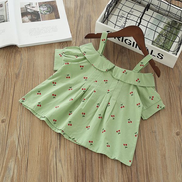 girls' shirt 2019 summer kid's t-shirt camisole cherry printed girl's shirt princess short sleeve children's shirt fash, White
girls' shirt 2019 summer kid's t-shirt camisole cherry printed girl's shirt princess short sleeve children's shirt fash, White