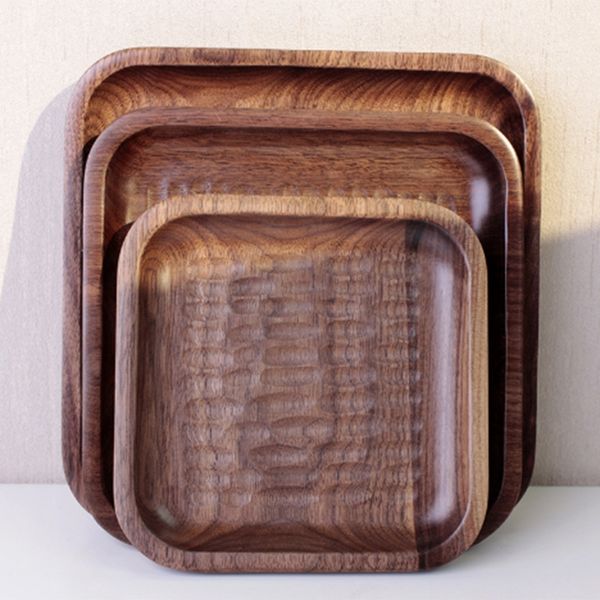 3pcs japanese black walnut wood tray dinner plate disc coffee tea tray fruit bread food dessert tea breakfast plate square table dishes pl
3pcs japanese black walnut wood tray dinner plate disc coffee tea tray fruit bread food dessert tea breakfast plate square table dishes pl