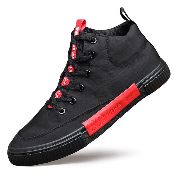 spring new high-canvas sneaker shoes men simple joker vulcanize shoes british fashion tide casual shoe m9168, Black
spring new high-canvas sneaker shoes men simple joker vulcanize shoes british fashion tide casual shoe m9168, Black