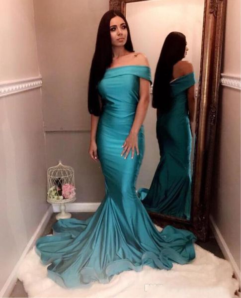 long mermaid emerald green prom dresses evening gowns off the shoulder sweep train satin formal dress party gowns, Black;red
long mermaid emerald green prom dresses evening gowns off the shoulder sweep train satin formal dress party gowns, Black;red