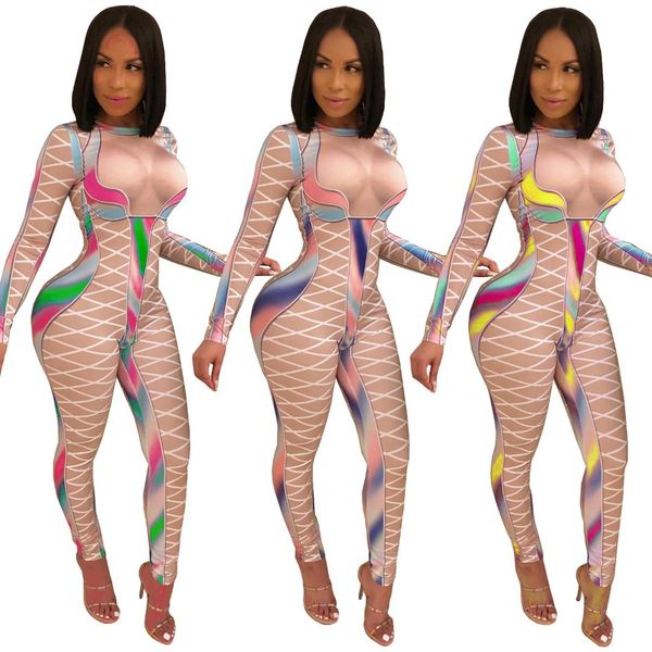 2019 new arrival jumpsuits full length lolita style european and american fashion multicolor printing slim bodysuit casual pants, Black;white
2019 new arrival jumpsuits full length lolita style european and american fashion multicolor printing slim bodysuit casual pants, Black;white
