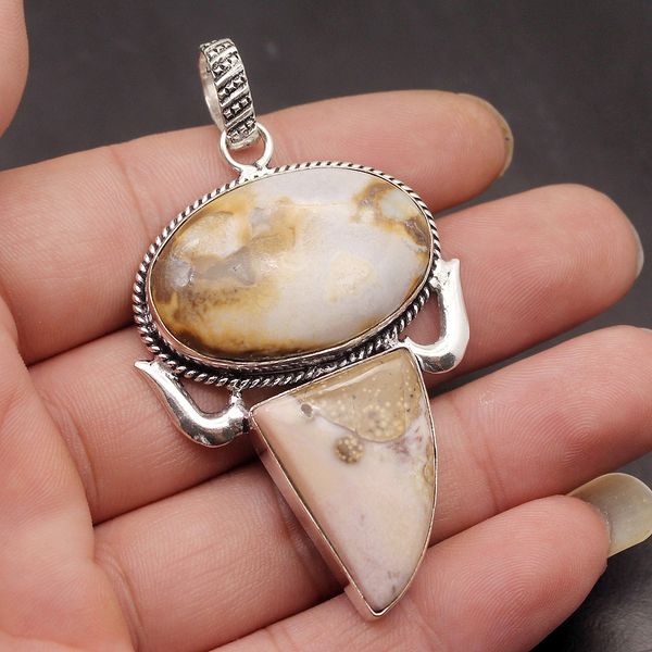 fashion-trendy natural oceanjasper 925 sterling silver charms pendant fashion jewelry gift 70mm a234
fashion-trendy natural oceanjasper 925 sterling silver charms pendant fashion jewelry gift 70mm a234