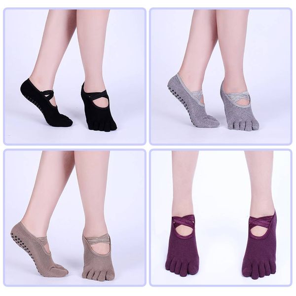 women professional yoga socks anti-slip bandage sock slippers five fingers cotton short socks for ballet dance fitness sport, Black
women professional yoga socks anti-slip bandage sock slippers five fingers cotton short socks for ballet dance fitness sport, Black