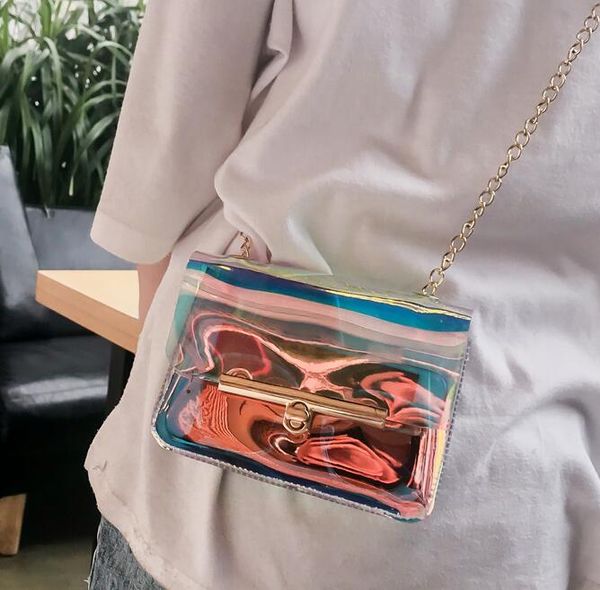 designer transparent hologram laser bag women hand clutches pvc see through clear small chain bags shoulder messenger bag mini cow/8
designer transparent hologram laser bag women hand clutches pvc see through clear small chain bags shoulder messenger bag mini cow/8