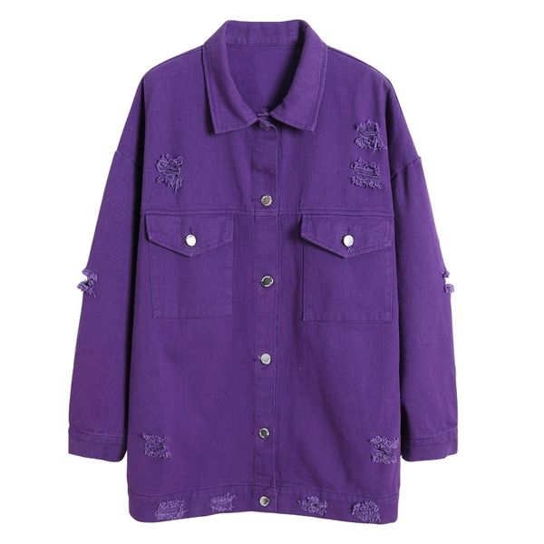 women spring autumn denim jacket new wild loose harajuku denim jacket female fashion hole print letter, Black;brown
women spring autumn denim jacket new wild loose harajuku denim jacket female fashion hole print letter, Black;brown