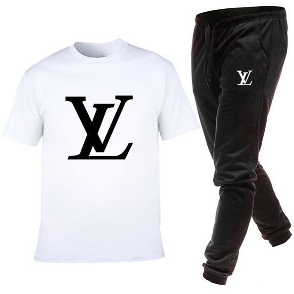 brand fashion designer boutique men's short sleeves and long pants leisure sportswear mail s-3xl no.20s, White
brand fashion designer boutique men's short sleeves and long pants leisure sportswear mail s-3xl no.20s, White