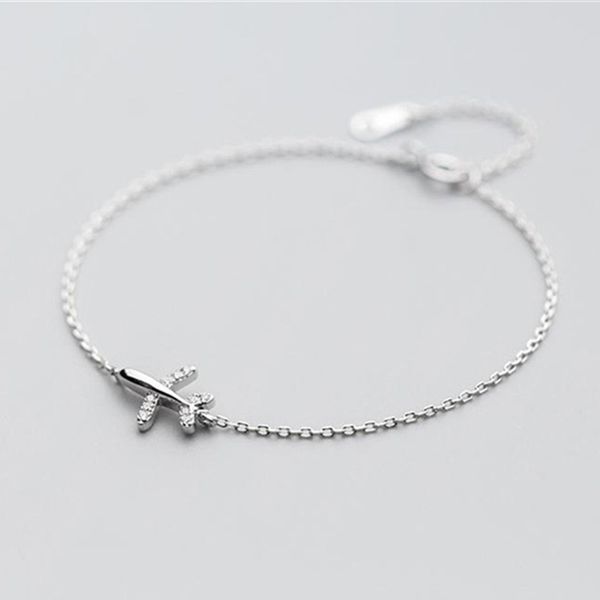 mkendn silver plated jewelry women crystal aircraft airplane bracelet temperament personality hand jewelry gift, Golden;silver
mkendn silver plated jewelry women crystal aircraft airplane bracelet temperament personality hand jewelry gift, Golden;silver