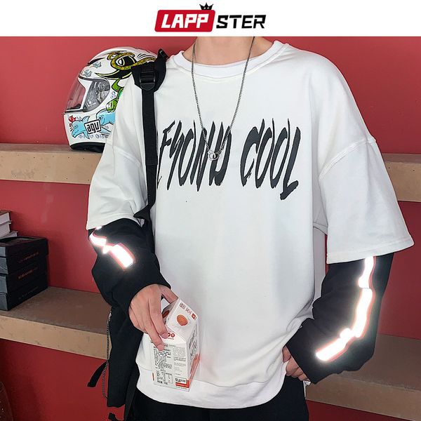 мужчины светоотражающего streetwear толстовка 2019 hip hop поддельная две пьес фуфайки осени вскользь лоскутная корейская черная толстовка, Black
мужчины светоотражающего streetwear толстовка 2019 hip hop поддельная две пьес фуфайки осени вскользь лоскутная корейская черная толстовка, Black