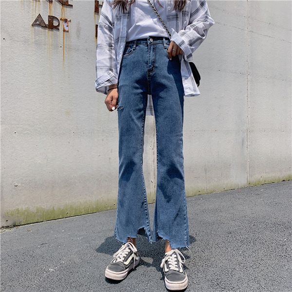 streetwear high waist ladies jeans autumn ripped mom flare jeans women plus size stretch skinny woman denim mujer, Blue
streetwear high waist ladies jeans autumn ripped mom flare jeans women plus size stretch skinny woman denim mujer, Blue