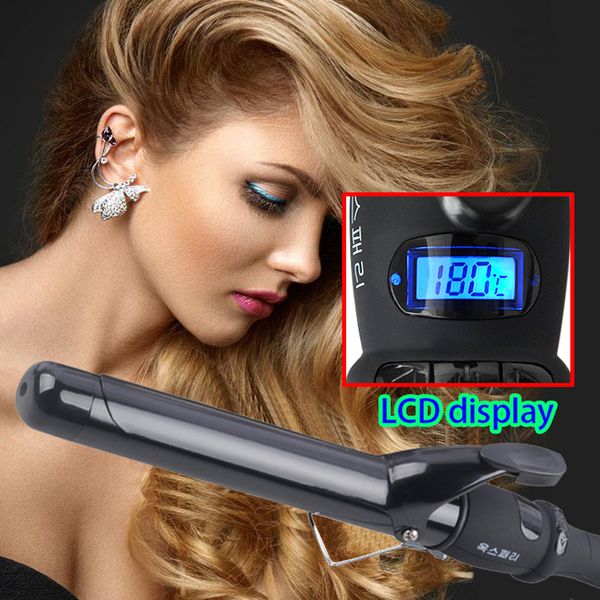 lcd display hair curling iron machine ceramic hair curler curling wand rollers hair care styling tools 22/25/28/32/38 mm
lcd display hair curling iron machine ceramic hair curler curling wand rollers hair care styling tools 22/25/28/32/38 mm