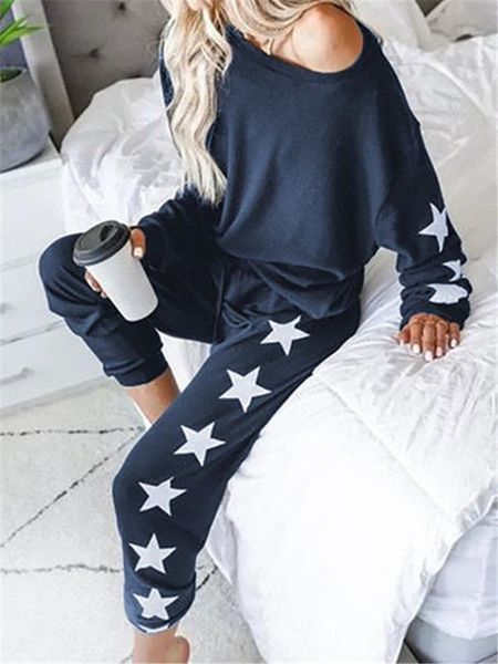 tracksuit sets women lounge wear casual two piece set off-shoulder long sleeve + pants jogger set suits female 2pcs outfits, White
tracksuit sets women lounge wear casual two piece set off-shoulder long sleeve + pants jogger set suits female 2pcs outfits, White