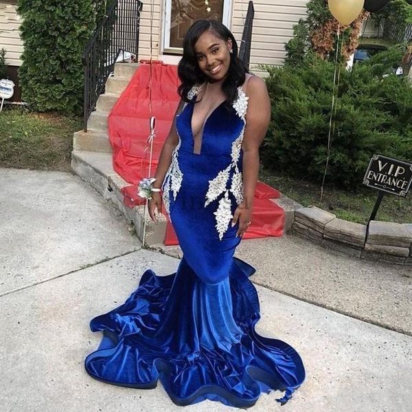 sparkly lace mermaid prom dresses 2020 jewel neck luxury applique feather plus size african party dress vestidos de fiesta, Black
sparkly lace mermaid prom dresses 2020 jewel neck luxury applique feather plus size african party dress vestidos de fiesta, Black