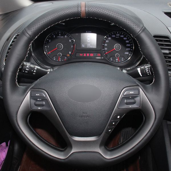 black natural leather coffee marker steering wheel cover for kia k3 2013 k2 rio 2015 2016 ceed cee'd 2012-2017 cerato 2013-2017
black natural leather coffee marker steering wheel cover for kia k3 2013 k2 rio 2015 2016 ceed cee'd 2012-2017 cerato 2013-2017