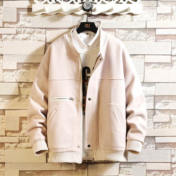 2019 winter new style men woolen jacket trend fashion & sports short baseball collar trend stand collar coat, Black
2019 winter new style men woolen jacket trend fashion & sports short baseball collar trend stand collar coat, Black