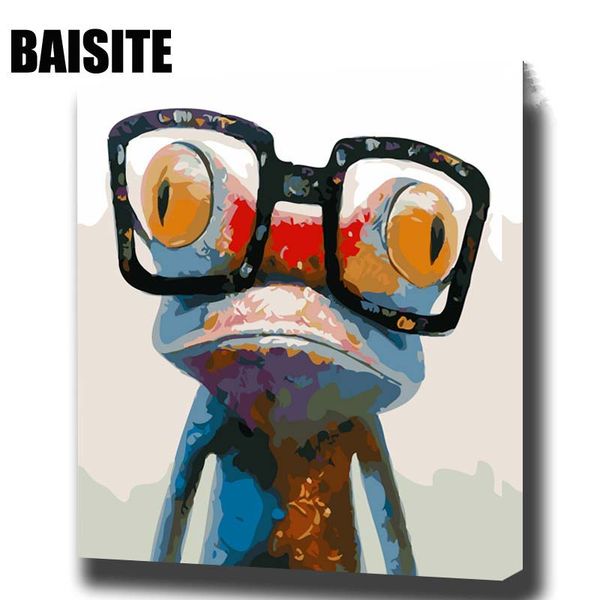baisite diy framed oil painting by numbers animal pictures canvas painting for living room wall art home decor e705
baisite diy framed oil painting by numbers animal pictures canvas painting for living room wall art home decor e705