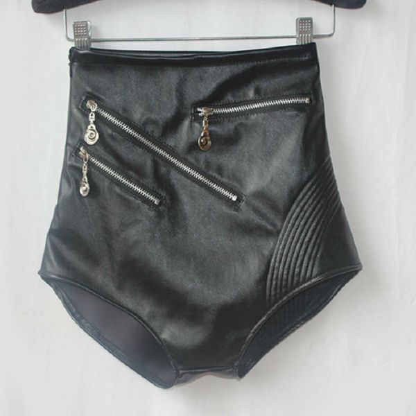 faux leather women black high waist stage performance costume for girls fashion nightclub mini shorts, White;black
faux leather women black high waist stage performance costume for girls fashion nightclub mini shorts, White;black