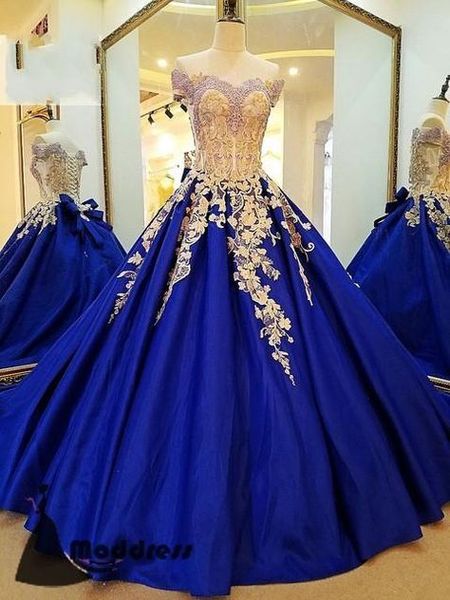 luxury gold applique lace royal blue ball gown evening quinceanera dresses off the shoulder cap sleeves corset prom formal dress, Black;red
luxury gold applique lace royal blue ball gown evening quinceanera dresses off the shoulder cap sleeves corset prom formal dress, Black;red