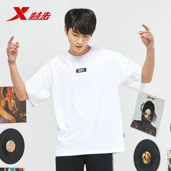 881229019242 xtep 2019 summer men's pullover cap without a round neck short-sleeved shirt sweatshirt men, Black;blue
881229019242 xtep 2019 summer men's pullover cap without a round neck short-sleeved shirt sweatshirt men, Black;blue