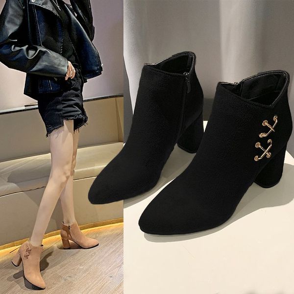 shoes zipper lady boots winter footwear booties woman 2019 high heels luxury designer boots-women ladies 2020 stiletto fashion, Black
shoes zipper lady boots winter footwear booties woman 2019 high heels luxury designer boots-women ladies 2020 stiletto fashion, Black