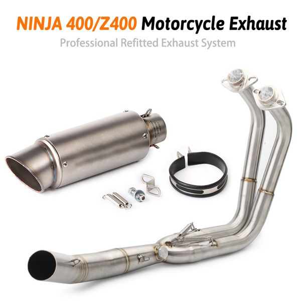 slip-on for ninja400 z400 motorcycle full exhaust systems mid link pipe front middle pipe muffler ninja 400
slip-on for ninja400 z400 motorcycle full exhaust systems mid link pipe front middle pipe muffler ninja 400