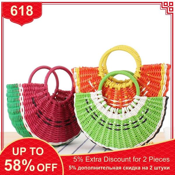 color fruit hand bag ins cute semi-circular handmade pvc woven bag beach straw female 2020 large capacity handbag
color fruit hand bag ins cute semi-circular handmade pvc woven bag beach straw female 2020 large capacity handbag