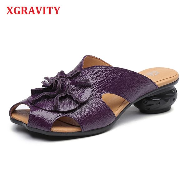 sandals xgravity summer shoes pretty ladies fashion casual outdoor genuine leather strange heel slippers women, Black
sandals xgravity summer shoes pretty ladies fashion casual outdoor genuine leather strange heel slippers women, Black