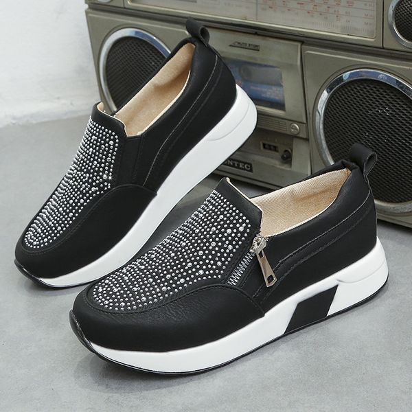2019 women flats shoes platform sneakers slip on suede ladies loafers casual shoes female zapatos de mujer 35-42 big size, Black
2019 women flats shoes platform sneakers slip on suede ladies loafers casual shoes female zapatos de mujer 35-42 big size, Black