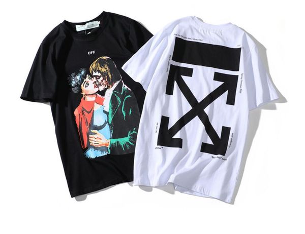 the new vampire kisses the beautiful women's printed short-sleeved cotton trend men's t-shirt women's bottoming shirt, White;black
the new vampire kisses the beautiful women's printed short-sleeved cotton trend men's t-shirt women's bottoming shirt, White;black