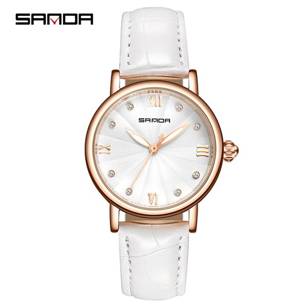 new sanda luxury women watches fashion ladies leather quartz wristwatch casual dress female bracelet watch simple clock relojes, Slivery;brown
new sanda luxury women watches fashion ladies leather quartz wristwatch casual dress female bracelet watch simple clock relojes, Slivery;brown