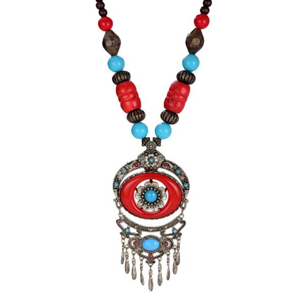 1/pc retro blue/red vintage bohemia bib tibetan silver pendant long chain sweater necklace new women
1/pc retro blue/red vintage bohemia bib tibetan silver pendant long chain sweater necklace new women