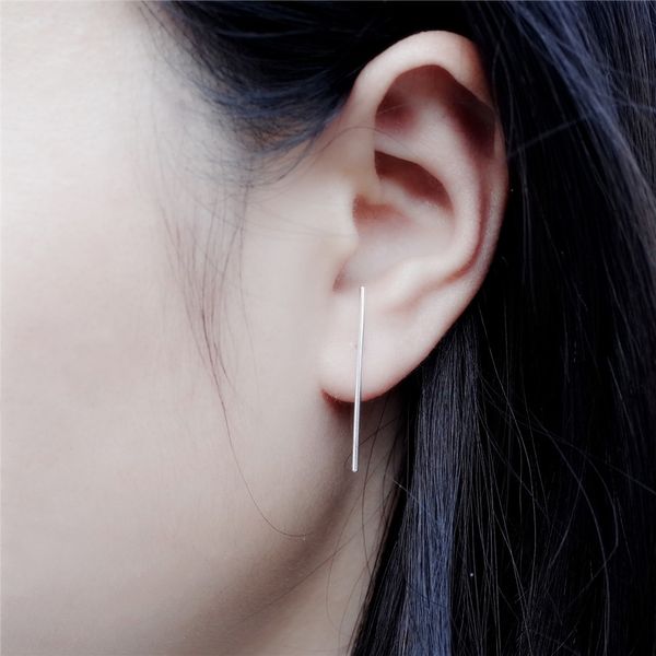 flyleaf original 925 sterling-silver-jewelry long sticks stud earrings for women personality girl accessories bijoux, Golden;silver
flyleaf original 925 sterling-silver-jewelry long sticks stud earrings for women personality girl accessories bijoux, Golden;silver