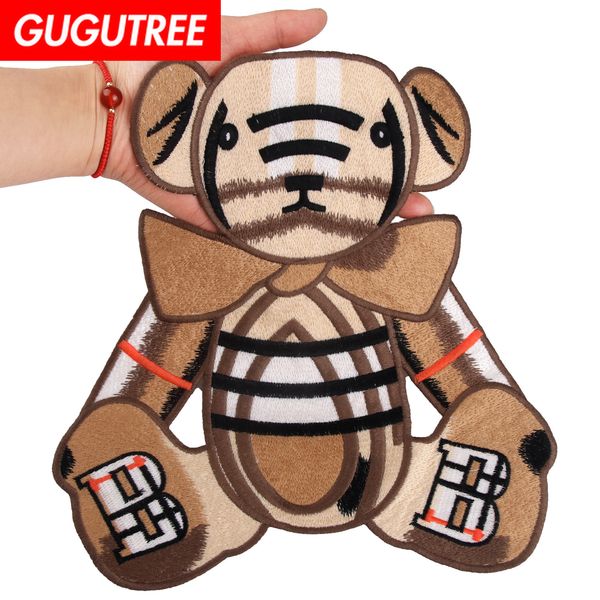 gugutree вышивка большой медведь патч мультфильм патчи значки аппликация патчи для одежды jw-3, Black 
gugutree вышивка большой медведь патч мультфильм патчи значки аппликация патчи для одежды jw-3, Black