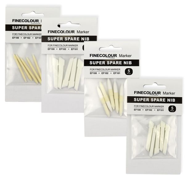 finecolour ef100/ef101/ef102 double headed marker replacement big oblique nib small round nib for marker pen supplies
finecolour ef100/ef101/ef102 double headed marker replacement big oblique nib small round nib for marker pen supplies