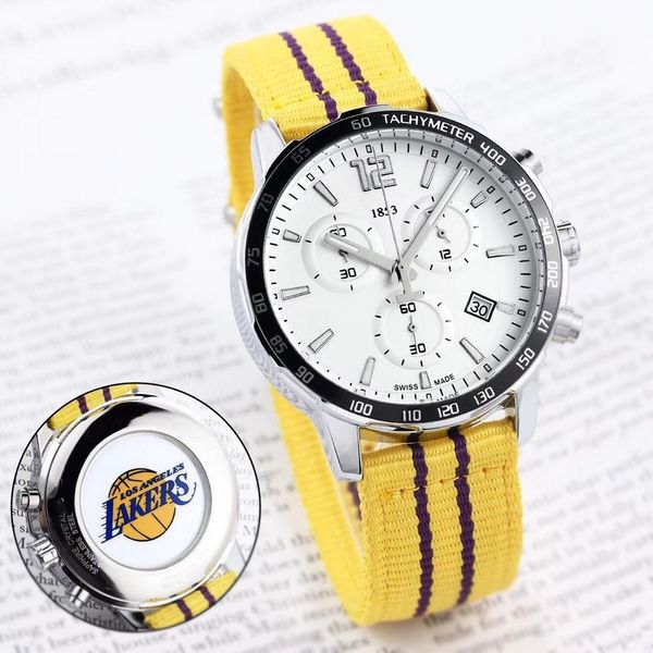 HOT men sport watch design for Basketball team fans all function work quartz watches 1853 date ribbon strap Tag wristwatch Men For Men Women
HOT men sport watch design for Basketball team fans all function work quartz watches 1853 date ribbon strap Tag wristwatch Men For Men Women