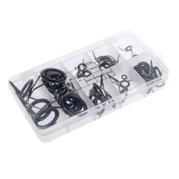 75пк 8 размеров рыболовной удочки кольцо глаз руководство совет керамический 4/5/6/8/10/14/18/23мм