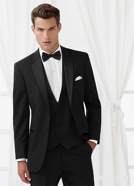 new custom slim fit black wedding men suits groom tuxedos (jacket+pants+vest) groomsman suits prom wear blazer 464, Black;gray
new custom slim fit black wedding men suits groom tuxedos (jacket+pants+vest) groomsman suits prom wear blazer 464, Black;gray