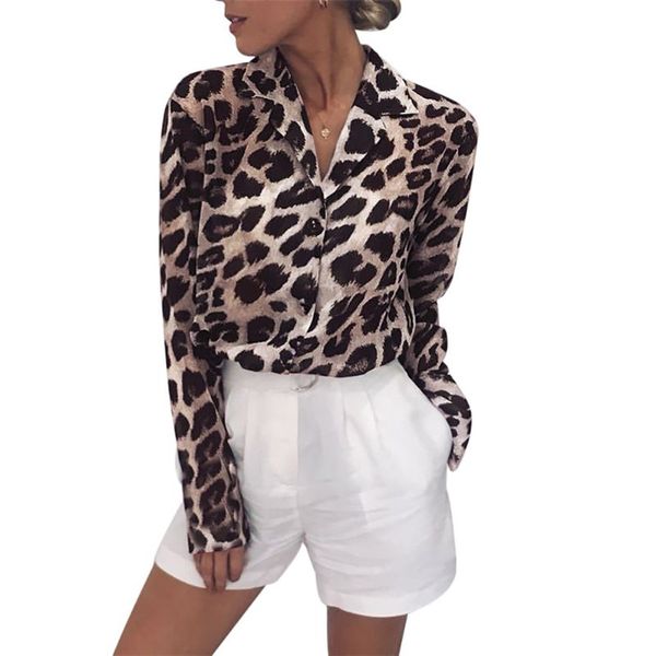 women blouse fashion leopard printed shirt casual long sleeve v -neck women's clothing chiffon shirt camisa feminina, White
women blouse fashion leopard printed shirt casual long sleeve v -neck women's clothing chiffon shirt camisa feminina, White