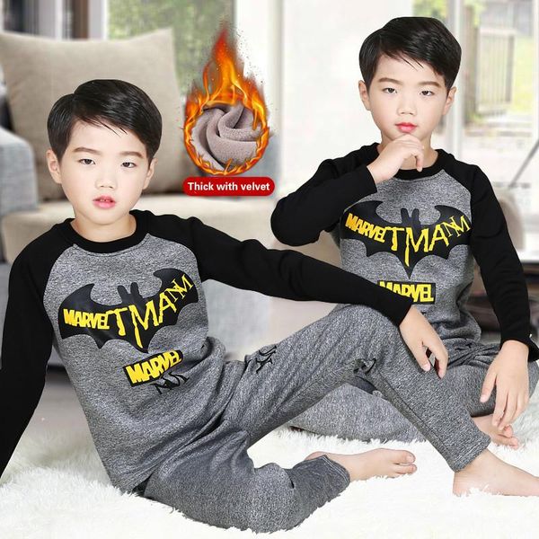 children's clothing boy thermal underwear thick pajamas autumn and winter pants baby velvet shirt fashion round neck sweater 2 sets, Blue;red
children's clothing boy thermal underwear thick pajamas autumn and winter pants baby velvet shirt fashion round neck sweater 2 sets, Blue;red