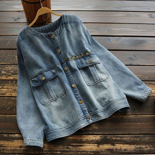 sailing lu vintage jeans jackets women casacos feminino embroidery denim lady jackets spring outwears coat drop shipping wwj957, Black;brown
sailing lu vintage jeans jackets women casacos feminino embroidery denim lady jackets spring outwears coat drop shipping wwj957, Black;brown