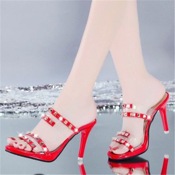 slippers 2021 summer high-heeled waterproof stiletto half transparent fashion outer wear female shoes, Black
slippers 2021 summer high-heeled waterproof stiletto half transparent fashion outer wear female shoes, Black