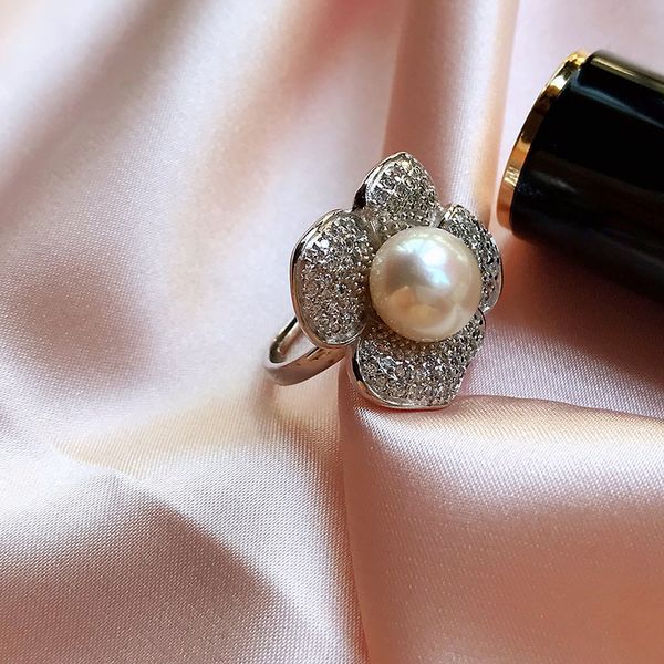 black friday fashion party silver 925 big natural freshwater pearl rings for women flower adjustable ring fine jewelry, Golden;silver
black friday fashion party silver 925 big natural freshwater pearl rings for women flower adjustable ring fine jewelry, Golden;silver