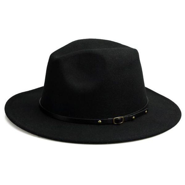 2020 autumn and winter new small leather buckle woolen fisherman hat british retro hat men and women fashion jazz 
2020 autumn and winter new small leather buckle woolen fisherman hat british retro hat men and women fashion jazz