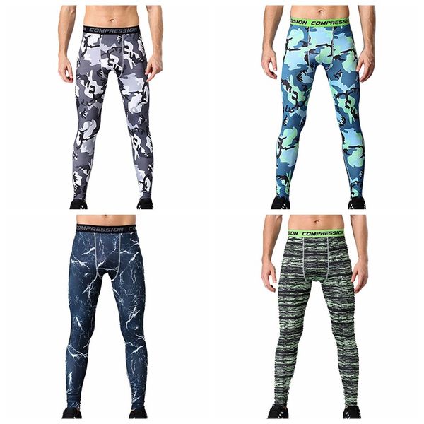 new camouflage soft breathable compression pants sportswear men's leggings gym training pants running tights, Black;blue
new camouflage soft breathable compression pants sportswear men's leggings gym training pants running tights, Black;blue