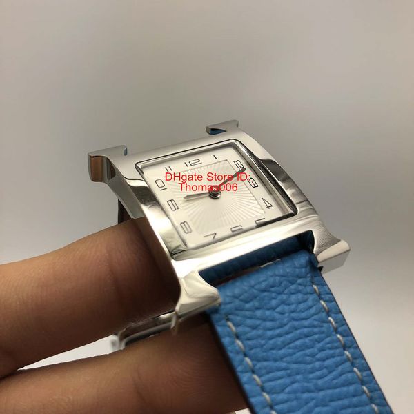 super quality h watches white dial women watches quartz movement blue leather strap lady women's watch wristwatches 26mm, Slivery;brown
super quality h watches white dial women watches quartz movement blue leather strap lady women's watch wristwatches 26mm, Slivery;brown