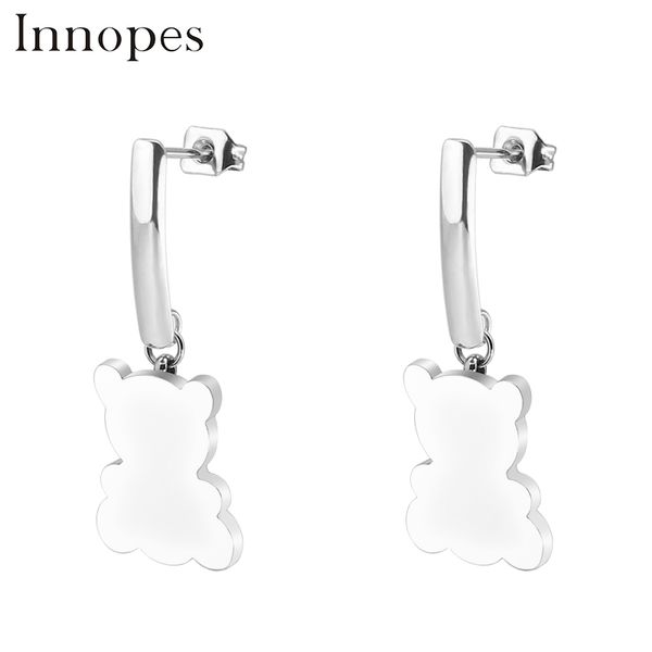 innopes cute animal bear stud earring for women gold steel personality stud earring female fashion jewelry statement party gift, Golden;silver
innopes cute animal bear stud earring for women gold steel personality stud earring female fashion jewelry statement party gift, Golden;silver