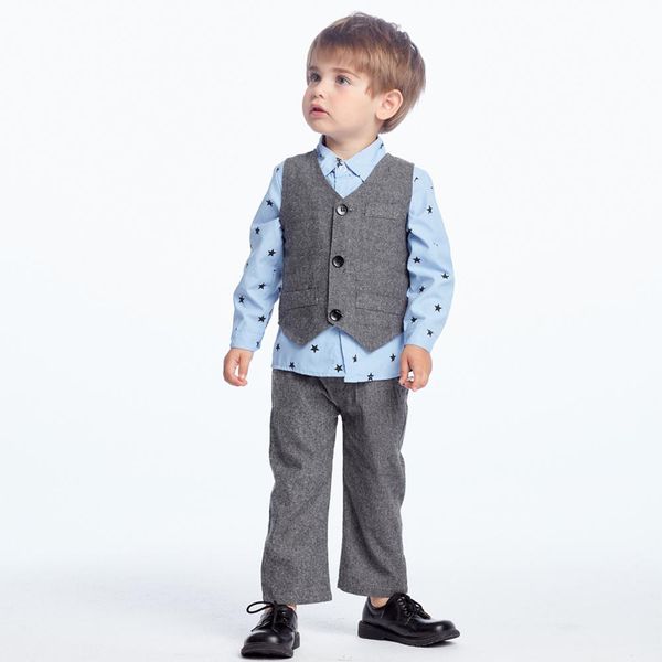 baby boys gentleman suits infant/newborn autumn baby clothes sets kids waistcoat+shirt+pants 3 pcs sets children suits, White
baby boys gentleman suits infant/newborn autumn baby clothes sets kids waistcoat+shirt+pants 3 pcs sets children suits, White